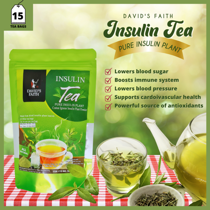 Original INSULIN TEA with 15 teabags. USE up to 3x. Reduce blood sugar ...