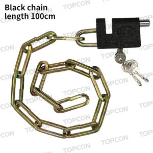 Muti-Purpose Iron Gold Chain With Metal Padlock (Pad Lock) Door Lock Chain Lock Heavy Duty Dog Chain