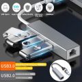 Cáp chuyển đổi USB-C/Type-C sang RJ45 Ethernet LAN cho laptop táo & Type C khả năng tương thích rộng - Hàng phân phối chính hãng. 