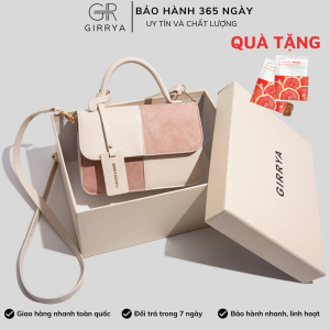 Túi xách nữ đeo chéo túi xách cầm tay túi đeo vai nhiều ngăn GIRYA - Túi đeo chéo nữ du lịch phong cách Hàn Quốc nhiều ngăn màu sắc sang trọng bắt mắt MÃ M01