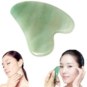 BAIXL For Body Relaxation Facial Lift Pressure  Quartz GuaSha Board Massager Jade Massager