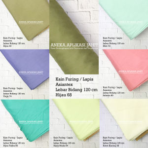 1 METER KAIN FURING LAPIS TRIOTEX ASIANTEX - jahit