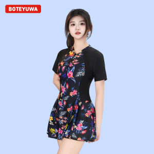 ชุดว่ายนำ้วันพีช ชุดว่ายนำ้ลวดลายสดใสน่ารัก ชุดว่ายนำ้กระโปรง ชุดว่ายนำ้ผู้หญิง D2931