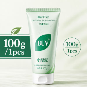 BUV Face Wash Gentle Cleanser 100g Pencuci Muka Blackhead Removal Oil Control Sensitive Skin Care