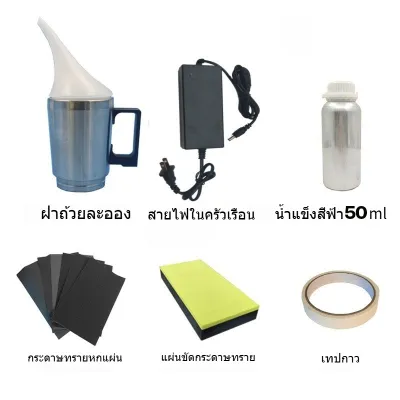 ชุดขัดเคลือบโคมไฟหน้ารถยนต์ ชุดกาพ่นเคลือบไฟหน้า ไม่เห็นผลคืนเงินทันที ขัดไฟหน้ารถ แก้ปัญหาไฟเป็นรอยขีด เหลือง เบล