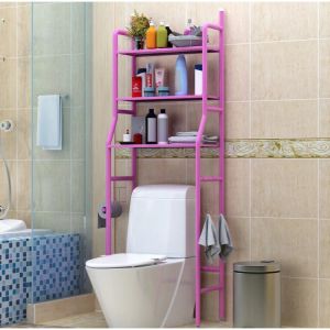 𝗦𝗜𝗠𝗣𝗟𝗘 Bathroom / Toilet Bowl Rack - 𝟯 Tier Toilet Rack Toilet Storage Space Organizer Shelf Shelves Shower / Rak Tandas