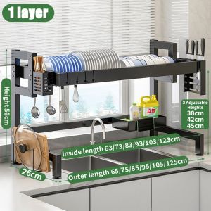 in stock-local saleStainless Steel Dish Rack Kitchen Rack Kitchen Sink Rack Sink Dish Drainer Storage Rack