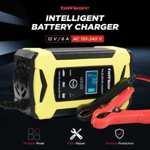BARU Taffware Venus Charger Aki Motor 12V 6A Otomatis Super Cepat Intelligent Battery UD20