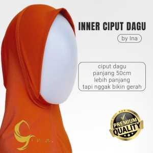 Ciput Dagu Panjang 50cm Jersey Katun Premium - Nyaman Adem Anti Gerah Tidak Licin