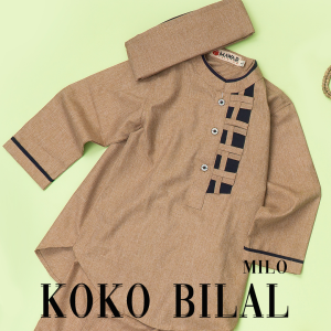 Setelan Koko Anak Bilal / Koko Anak Umur 4-12 Tahun