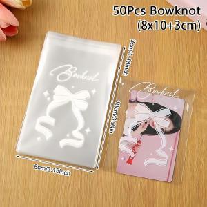 50/100PCS Kpop Idol Photocard Protectors Kawaii Card Sleeves Ideal for Card DIY Candy Packaging Storage Bags Organization Supplies