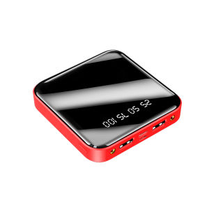 Mini power bank 500000mah Original LED with 4 Cables 2.1A Fast charger Powerbank for iphone