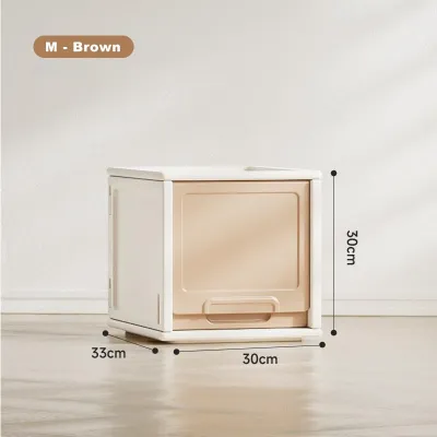 Stackable Storage Cabinet Childrens Toy Storage Cabinet DIY Combination Storage Box For Snacks & Book