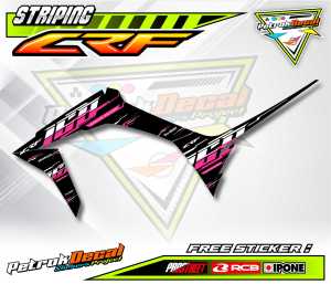 STRIPING VARIASI HONDA CRF 150 L VIETNAM STYLE / STICKER LIST VARIASI MOTOR CRF 150L