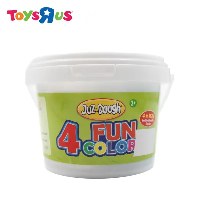 Juz Dough 4 Fun Colors Bucket - 448g (112g x 4)