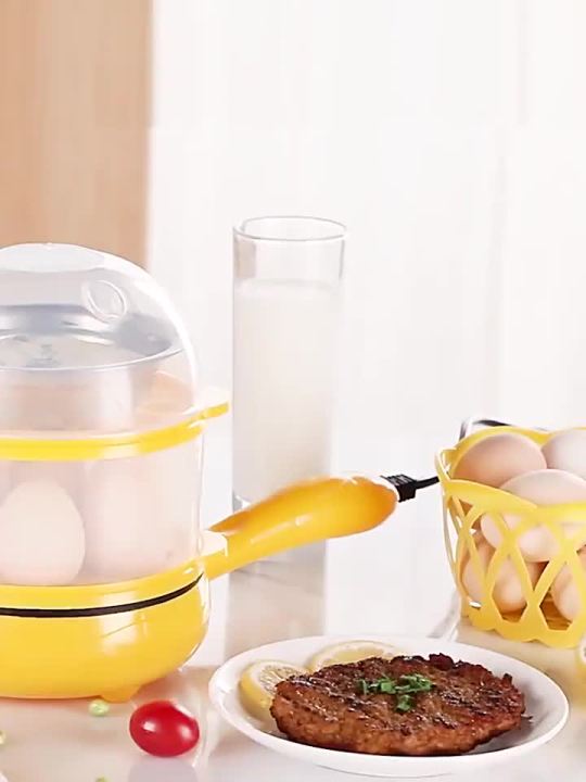 Mini Electric Egg Omelette Cooker Eggs Boiler Food Steamer Pancake