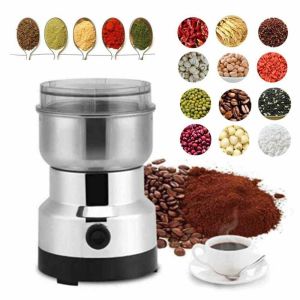 Multifunction Mini Blender Machine Hand-Control Electric Blender Grinder Spice Coffee Bean Grinding Pepper Chilli Dry Grinder Milling Device for Dry Food