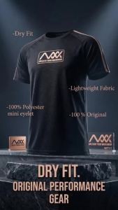 Maxx Plain Tee Series Badminton Jersey New jersi badminton Baju sukan murah (4 COLOR) MXGT117S-5XL