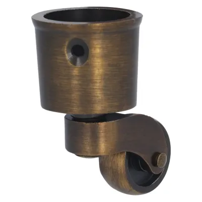 YRNGJ Wear Resistant Round Cup Caster Stable Silent Furniture Wheel Exquisite Brushed Antique Caster for Cabinet Piano Table Chair