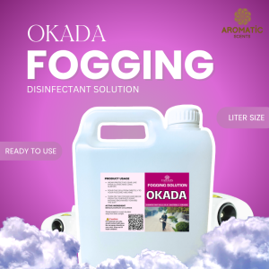 Okada Scent Fogging Disinfectant Solution – 1 Liter Ready-to-Use Formula for Fogging Machines
