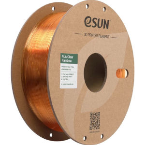 Nhựa in 3d cầu vồng trong suốt ESUN PLA-Clear Rainbow 1kg/Cuộn lõi nhựa