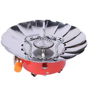 Bếp ga du lịch mini dã ngoại gấp gọn đa năng tiện lợicó van điều chỉnh ga cao cấp