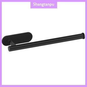 [shangtanpu] ที่แขวนกระดาษชำระแบบมีกาวที่แขวนกระดาษชำระแบบม้วนสำหรับห้องครัวอุปกรณ์ในห้องน้ำ