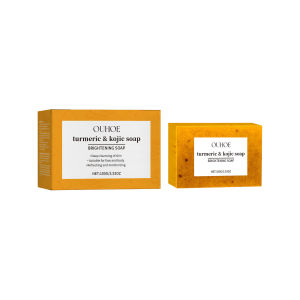【Authentic】Whitening Skin Brightening Exfoliating Anti-dark Body Bath Cleansing Kojic Acid Soap 姜黄曲酸排毒亮肤清洁面皂