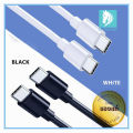 [ส่งจากไทย]สายชาร์จ  type c to type c 25W สายชาร์จ Type-Cทั้ง2ด้าน ยาว1m  ของแท้ รองรับ ชาร์จไว Fast charger รับประกัน 1 ปี. 