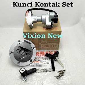 Kunci kontak set VIXION NEW 1PA YAMAHA VIXION NVA NVL kualitas orisinil pasti presisi Kunci keselamatan (Bisa Cod)