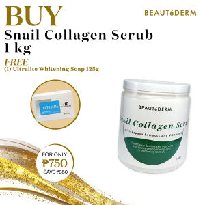 Beautederm Snail Collagen Scrub with Papaya Extracts Vitamin E and Shea Butter PROMO