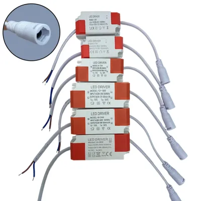 LED Driver 1-3W 4-7W 8-12W 18-24W 24-36W Power supply Light Constant Current Transformer for Led Downligt Panel lamp AC85-265V 300mA