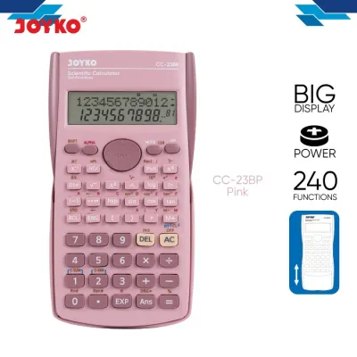 Scientific Calculator Kalkulator Ilmiah Joyko CC-23BP 240 Functions
