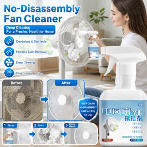 No Rinse Fan Cleaner Spray Electric Fan Cleaning Spray No Disassembly Needed Fan Cleaning Solution