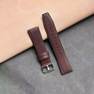 Dây Đồng Hồ Đeo Tay 2 lớp (Trong Cao Su và Ngoài Da) Size 20mm 22mm Tặng Chốt Thông Minh Và Dụng Cụ Thay