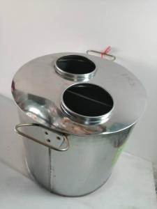 หม้อกาแฟสเตนเลส 2  รู 11.5 นิ้ว  ขึ้นรูปทั้งใบ  ปลอดภัยไร้สารตะกั่ว มี มอก. มีของแถม