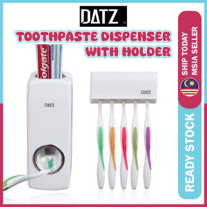 [Datz] Toothpaste Dispenser Toothpaste Squeezer Toothbrush Holder 挤牙膏器牙刷架 Bekas Ubat Gigi Rak Berus Gigi - SO31