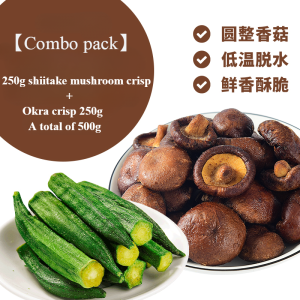 【XBYDZSW】香菇脆即食休闲蔬菜干脆片 Shiitake Mushroom Crispy Instant Snack Vegetable Crispy Slices Snack Fruit