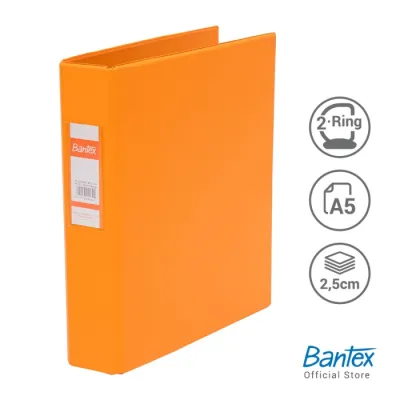 Bantex Ring Binder 2 Ring 25mm A5 Manggo #8221 64