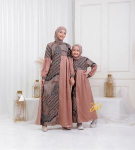 Sarimbit Batik Family Kemeja Gamis Couple Keluarga Lebaran Tahun Ini