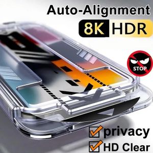 Applicable to Anti-Peep Tempered Glass Screen Protector for iPhone 18 Pro Max 18Pro Privacy Protective Glass Easy Install for iPhone 17Pro h260926