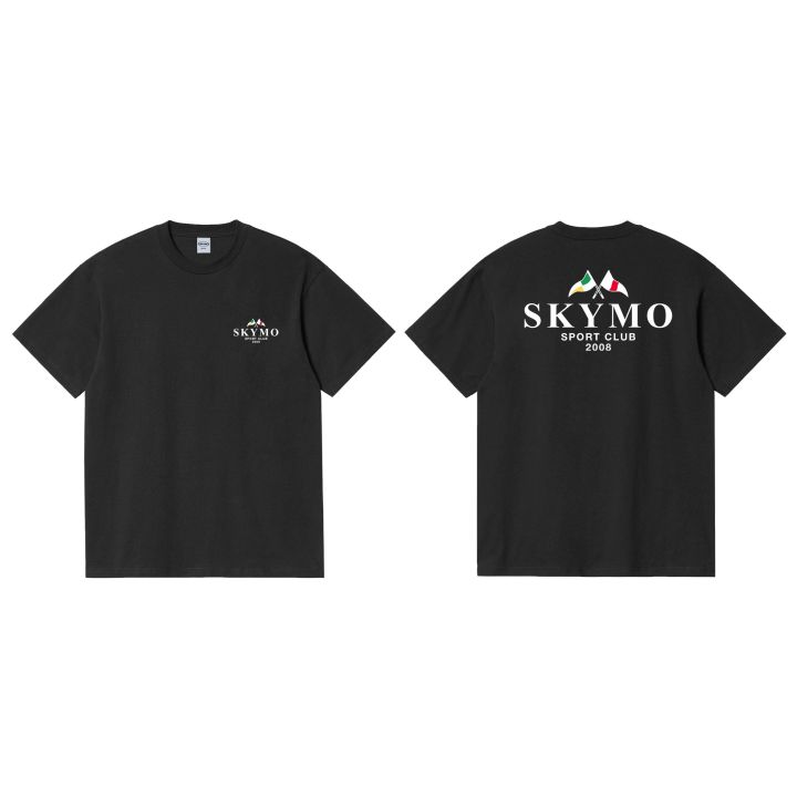 Skymo Apparel Kaos Tshirt Flags Black Lazada Indonesia