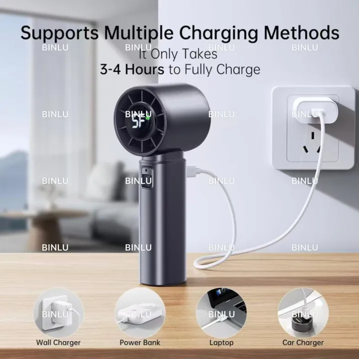 BINLU%20Portable%20Mini%20Fan%20Rechargeable%20Turbo%20%7C%20LED%20Battery%20Display%20High%20Speed%20Cooling%20USB%20Charging%20Lightweight%20Travel%20Office%20Home%20Philippines%20%7C%20Compact%20Strong%20Wind%20Long%20Lasting%20Battery%20-%20Electricfan%20Rechargeable%20-%20Image%204