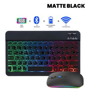Mini Portable 10 Inch Macaron Slim Wireless Bluetooth Keyboard Support Laptop Smartphone iPad Tablet