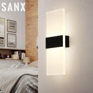 3W 6W LED Acrylic Wall Lamp Bedside Light Lighting for Room Corridor Balcony Living