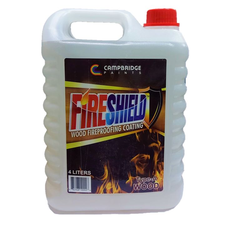 Campridge Fireshield Wood Fireproofing Coating - 4L | Lazada Philippines