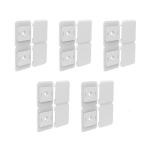 5Pcs Reusable Adhesive Hook Strong Buckle Hook Waterproof Wall Hook Wall Mount Storage Holder For Electronics