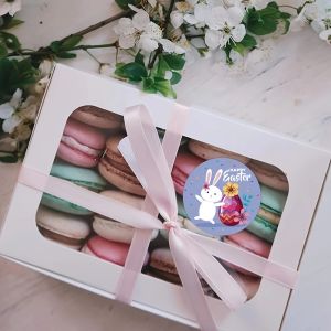 ZEEMIN European and American cross-border roll stickers Easter toys thanks to sealing stickers Handicrafts decorative self-adhesive roll stickers