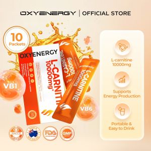Oxyenergy Ultra L-Carnitine Drink [LIVE]  10000mg Fat Burner with Pantothenic Acid  Supports Muscle Growth & Energy