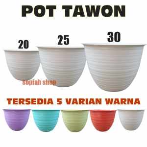 Pot tawon ukuran 20 25 dan 30 cm PAKET ISI 6PCS / pot bunga murah harga grosir